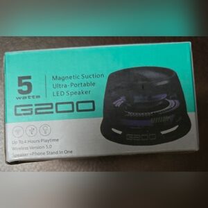 G200 Magnetic Suction Ultra-Portable LED Speaker